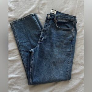Aritzia Denim Forum The Arlo Hi-Rise Straight Jean - Size 32
